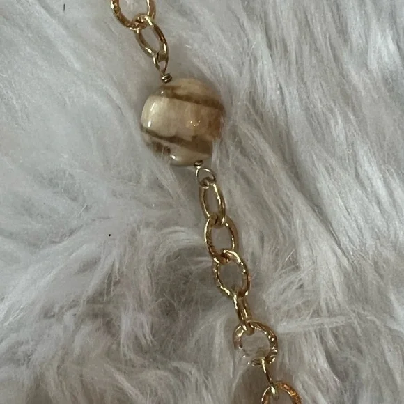 Barse Thailand gold tone and multi color stone necklace. - Picture 6 of 7